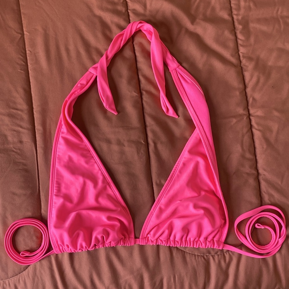 Hot pink small bikini top